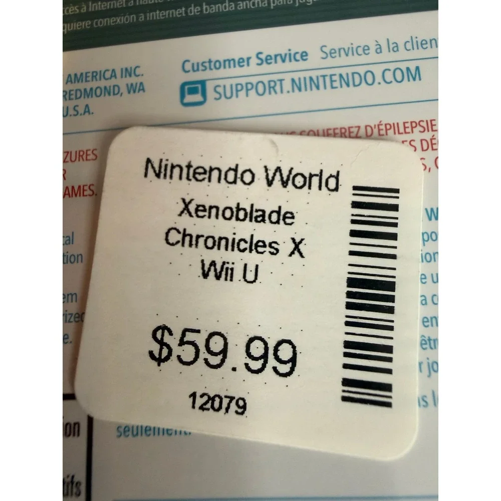 Xenoblade Chronicles X Nintendo Wii U Brand New Factory Sealed Authentic